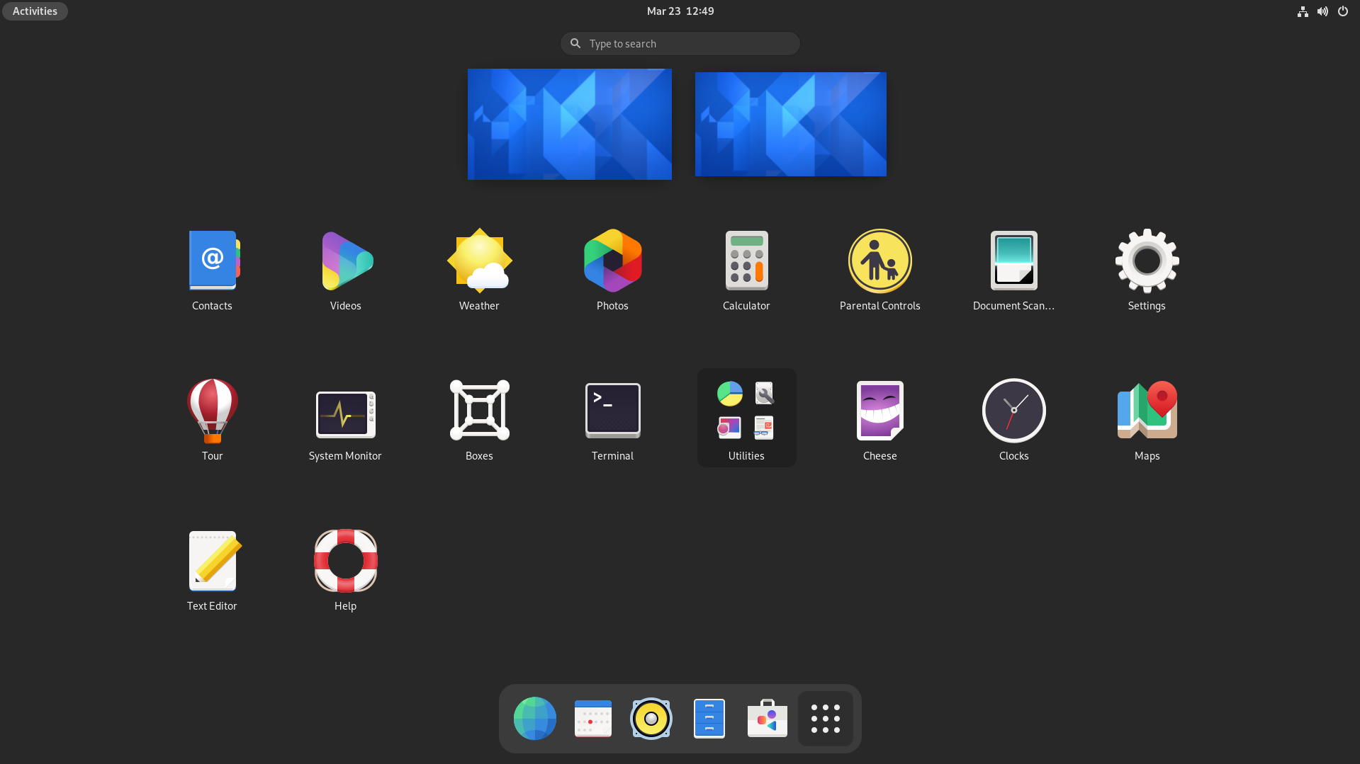 GNOME desktop